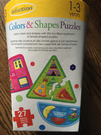 Infantino Colours & Shapes Puzzles