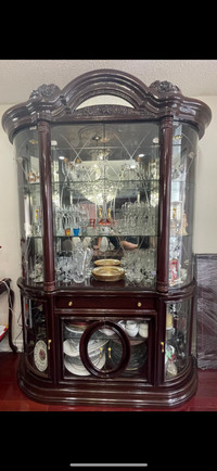 Elegant 2 Piece Hutch (Buffet Server). (Price is Negotiable)