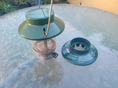 Coleman propane lantern mod  5419-700, sturdy with heavy glass. , View more