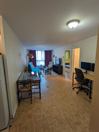 Sublet 3 1/2 - 1 Bedroom Apartment - Furnished + Utilities Incl