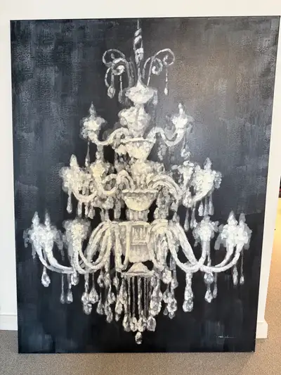Chandelier Artwork Large Canvas, View more