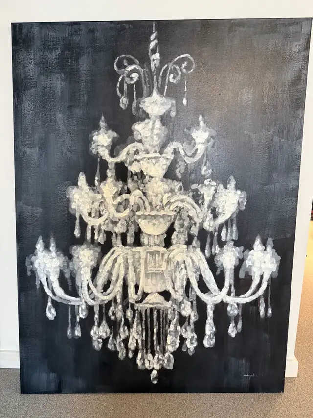 Chandelier Artwork Large Canvas in Home Décor & Accents in Ottawa - Image 2