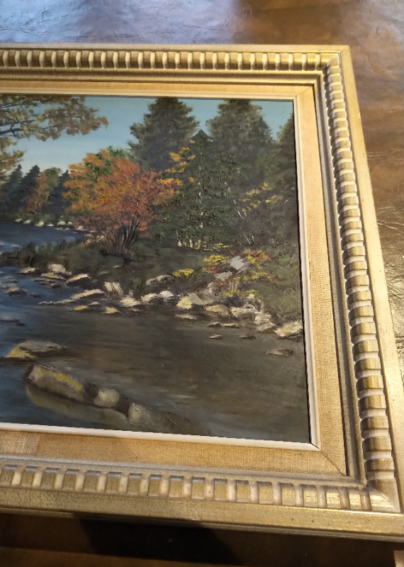 Scenic Framed Oil Painting by Rose Nahrgang in Arts & Collectibles in Stratford - Image 4