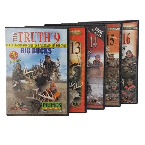 Lot of 5 Hunting DVDs Primos The Truth Big Bucks