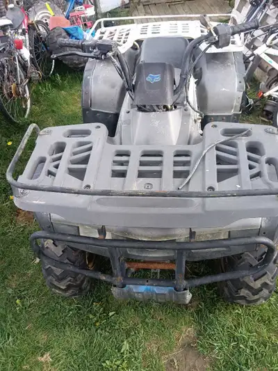 2008 Baja wilderness 250 with papers runs but won't move . Also a parts bike and 1frame with papers...