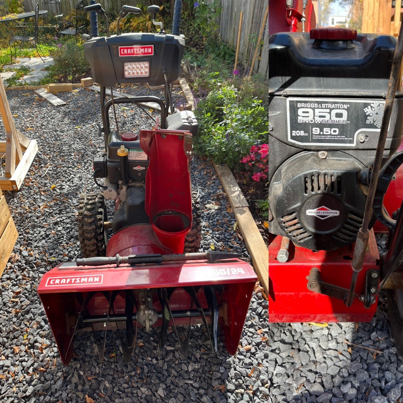 Craftsman 24” dual stage snowblower Snowblowers Ottawa Kijiji