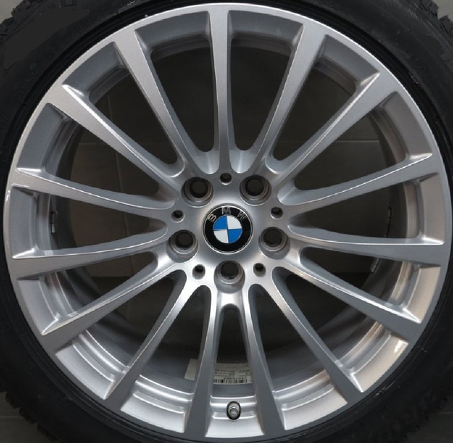 4 OEM bmw X1 X2 rims 225/50/18 PIRELLI sottozero WINTER RUN FLAT Tires & Rims City of