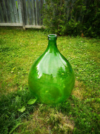 Green Demijohn / Wine jug
