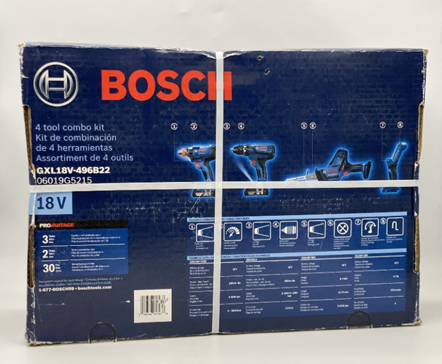 Bosch GXL18V-496B22 18V 4-Tool Combo Kit- $349 in Power Tools in Mississauga / Peel Region - Image 4