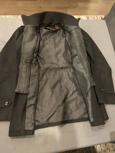 Men’s Black Trench Coat , View more