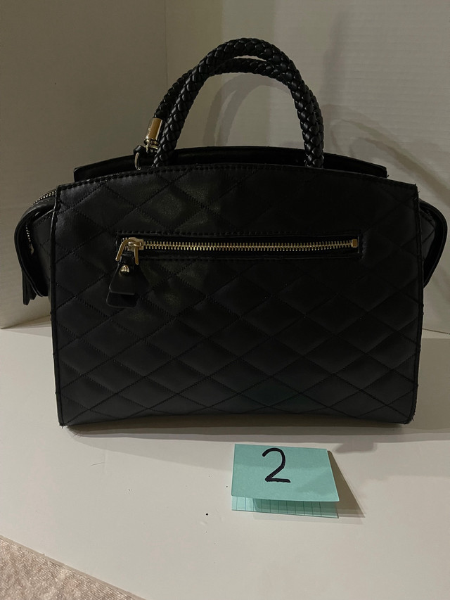  Black quilted Guess purse, and matching wallet  in Other in Oshawa / Durham Region - Image 4