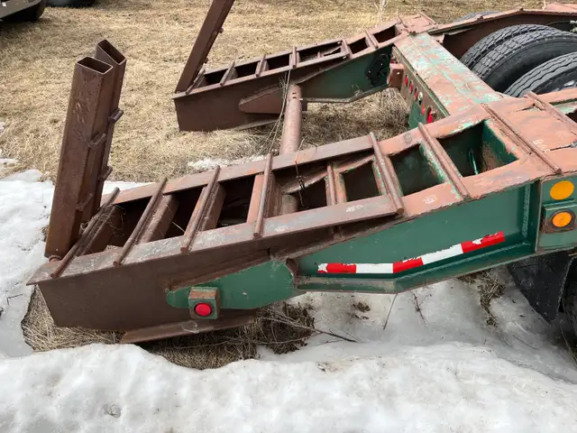 10ft x 24ft 16 Wheel Lowbed with converter dolly  in Heavy Equipment in Saskatoon - Image 5