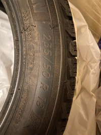 Michelin X-Ice winter tires  (4)   235/50 R18