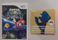 Super Mario Galaxy Game & Super Mario Galaxy Sound Track CD
