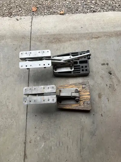 I have two kicker motor mounts $100 for the aluminum and black plastic $50 for the aluminum and wood