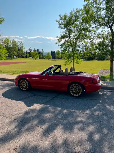 Supercharged Miata NB Freshly rebuilt 1.8 bored 1mm over (1885cc), Wiseco pistons, Eagle rods, ARP f...