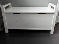Ikea Hemnes Solid Wood Storage Bench - Like New!