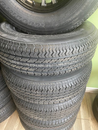 COMBO DEAL New Aluminum Trailer Tire and Rim Combo ST225/75R15