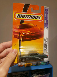 2008 Matchbox 1969 Cadillac Sedan Deville dark green