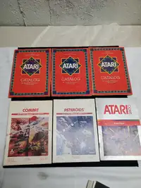 Vintage atari manuals $40 