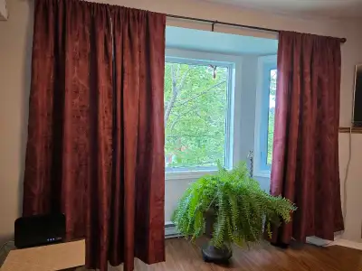 Curtains and rod, View more