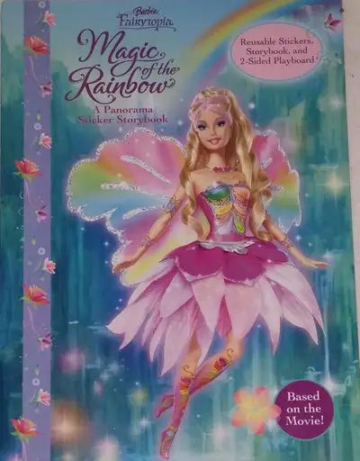 Barbie Magic of the Rainbow Sticker Book $2.00 each . Located in Summerside, SE London. Smoke free H...