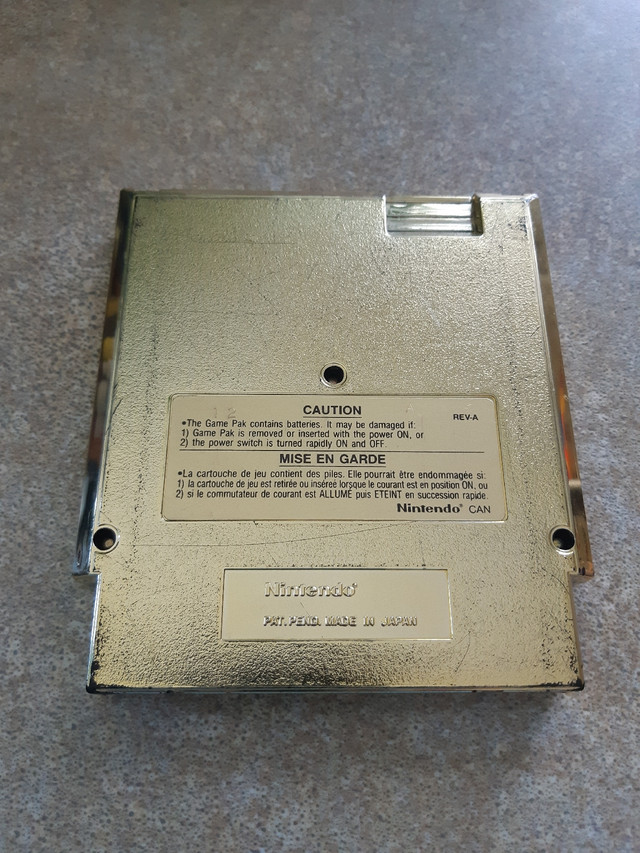 The legend of Zelda Nintendo NES Cassette seulement  dans Consoles classiques  à Laurentides - Image 2