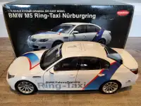 1:18 Diecast Kyosho BMW M5 E60 Ring-Taxi Nurburgring 