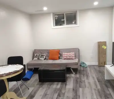 1-Bedroom Fully Furnished Private Basement Suite for Rent in Scarborough Parking Available. Newly Bu...
