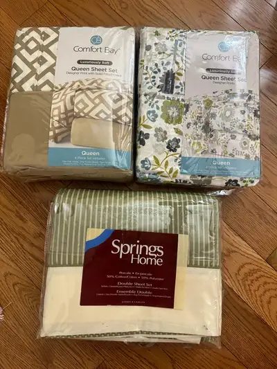 Brandnew sheet sets Queen,Double and Twin/single size, View more
