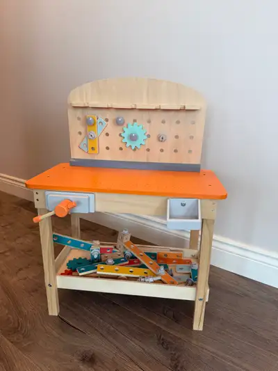 Montessori kids work table natural wood, View more