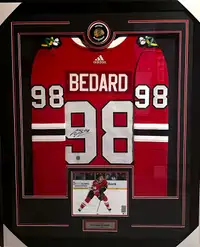 Connor Bedard Framed Jersey 