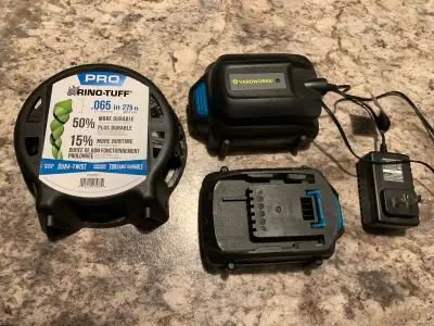 Battery/Charger for a Weed Cutter, View more