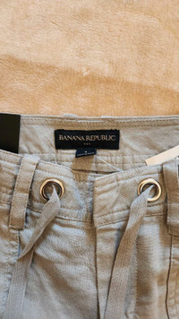 New Linen pants - size 4 - Banana Republic 