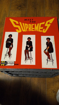 Vinyl Record The Supremes- Meet The Supremes Rare Canadian Press
