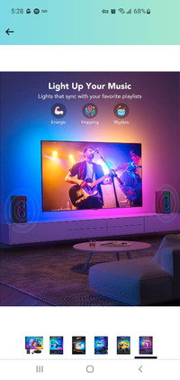 Govee TV LED Backlight, RGBIC TV Backlight for 55-65 inch TVs