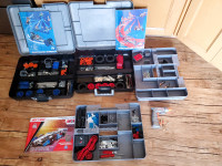 Meccano sets/ Robotics kit x 3 with power tool