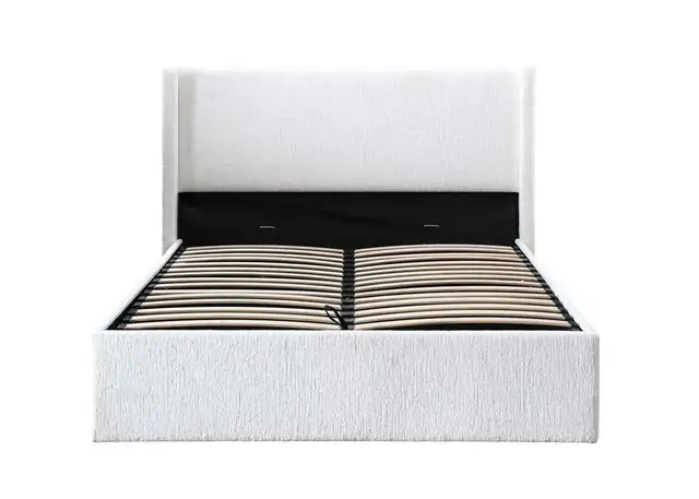 Closing Sale! New Boucle Style Storage Bed For Sale | King/Queen in Beds & Mattresses in Peterborough - Image 3