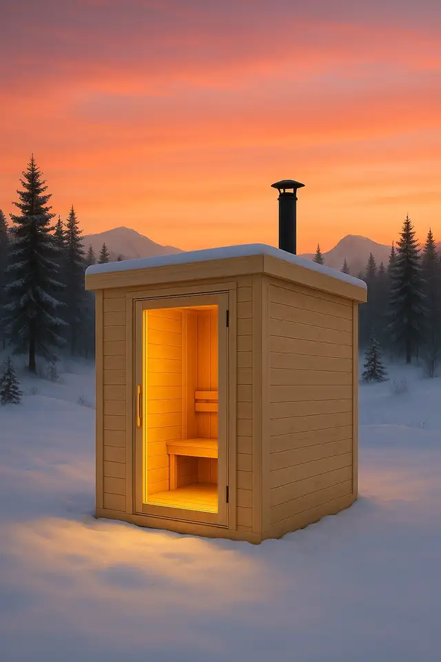 Hand-Built Poplar Sauna – 2-Person Wood-Fired | $6000 | AB in Hot Tubs & Pools in Red Deer - Image 5