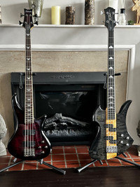 2 Bass Guitars for sale