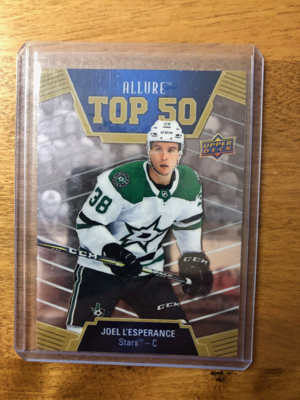 2019-20 ALLURE TOP 50 JOEL L'ESPERANCE dans Art et objets de collection  à Saint-Jean-sur-Richelieu