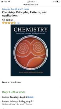3 of Chemistry Textbooks $30