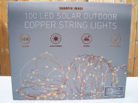 SHARPER IMAGE 100 LED SOLAR OUTDOOR LIGHTS