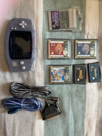 Glacier GBA Lot with PC Cable & Gameshark