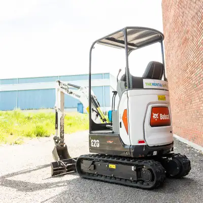 Bobcat E20 Compact Excavator Rentals - Free Delivery Calgary, View more
