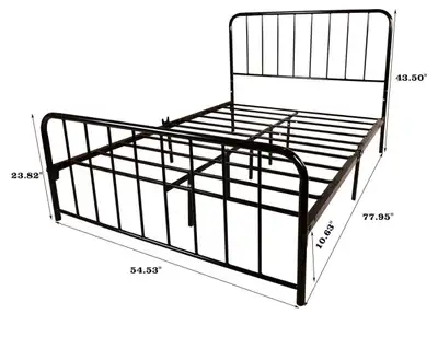 Metal bed frame Full size , View more
