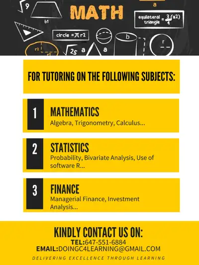 Math and Finance Tutor, View more