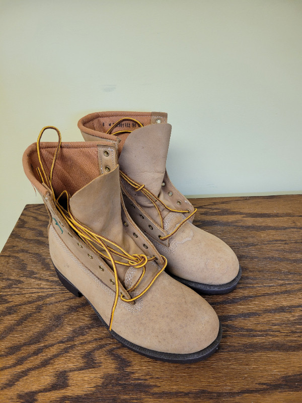 Bottines de travail cap et semelle d'acier TAN neuve dans Chaussures pour hommes  à Lévis - Image 2