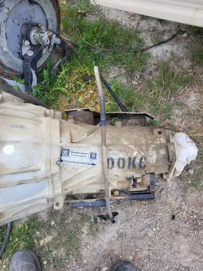 I have a 4L65 transmission as will as the tranfer case from the truck works great. It was a 1999 GMC...