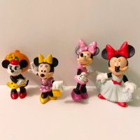 Vintage Minnie Mouse Figures Disney Toys Cake Toppers 80s and 90